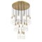 Z-Lite Alton Chandelier, 27-Light, 36 In.W x 14.25 In.H, Modern Gold/Clear+Frosted 824P-27R-MGLD - alternate 7